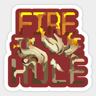 Fire In The Hole - Junkrat Overwatch Sticker